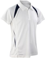 SPIRO Férfi csapatszellem póló póló 4XL fehér|kék