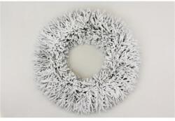  Koszorú fenyő havas, 22 ággal műanyag 35 cm zöld/fehér (OP35S)