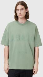 AllSaints pamut póló BIGGY - zöld XXL