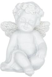  Angyal figura poly 2, 2x2x3, 1cm 6db/csomag fehér (DD59694)