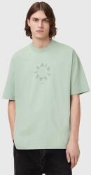 AllSaints pamut póló TIERRA SS CREW - zöld L