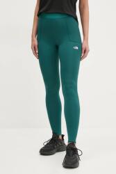 The North Face sport legging Refina türkiz, női, sima, NF0A89186GI1 - zöld S