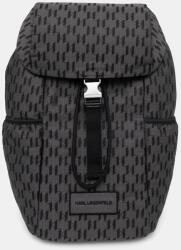 KARL LAGERFELD hátizsák szürke, férfi, nagy, mintás, A1M30411 - szürke Univerzális méret