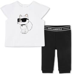 Karl Lagerfeld baba pamut melegítő - fehér 74