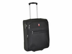 Gladiator fekete két kerekű kicsi textil bőrönd 209004