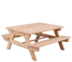Bigjigs Toys Bancă de picnic din lemn pentru păpuși