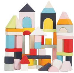 Le Toy Van Petilou Cuburi colorate în sac de bumbac 60 buc