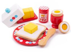 Bigjigs Toys Set de mic dejun din lemn - banaby - 146,00 RON Bucatarie copii