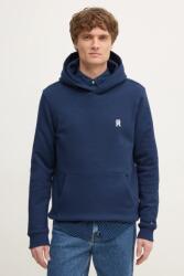 Tommy Hilfiger pamut melegítőfelső sötétkék, férfi, sima, kapucnis, MW0MW37469 - sötétkék XL