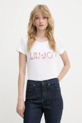 Liu Jo t-shirt fehér, VA5154. JS003 - fehér S - answear - 15 990 Ft