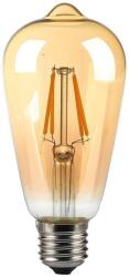 V-TAC 4W borostyán E27 filament ST64 LED égő, 2200K - SKU 214361 (214361)