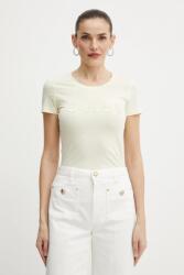 Guess t-shirt sárga, W5GI17 J1314 - sárga L
