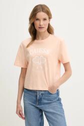 Guess pamut póló női, narancssárga, V5GI04 I3Z14 - narancssárga XL