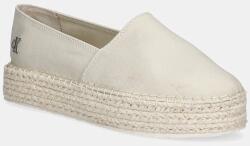 Calvin Klein Jeans espadrilles FLATFORM ESPADRILLE MG/HDW bézs, platformos, YW0YW01737 - bézs Női 40