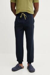 HUGO BOSS nadrág otthoni viseletre sötétkék, sima, 50515305 - sötétkék M