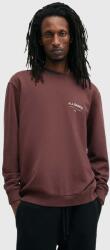 AllSaints pamut melegítőfelső UNDERGROUND - burgundia M