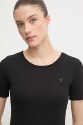 Guess t-shirt STEFFI női, fekete, V5RI04 KCLH0 - fekete L