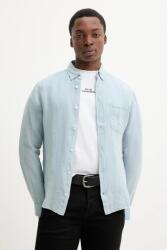 HUGO BOSS len ing legombolt galléros, regular, 50514162 - kék XL