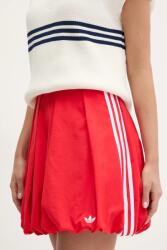 adidas Originals szoknya WOVEN BAL SKIRT piros, mini, harang alakú, JX9207 - piros 42