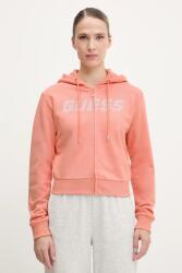 GUESS pamut melegítőfelső PRIMULA - narancssárga S - answear - 20 990 Ft