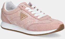 GUESS velúr sportcipő JOGGIN - rózsaszín Női 39