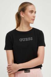 Guess t-shirt BRIANA női, fekete, V3BI11 J1314 - fekete S