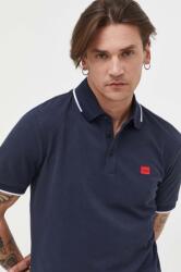 HUGO pamut póló - sötétkék M - answear - 28 990 Ft