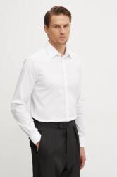 Benetton ing férfi, galléros, fehér, slim, 5X3LUQ049 - fehér XXL