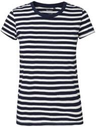 Neutral Női póló Fit organikus Fairtrade biopamutból - Fehér / sötétkék | M (NE-O81001-1000212218)