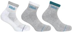 Fila 3 db fitness bokazokni fehér-szürke 39-42 szürke