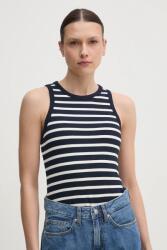Tommy Hilfiger top női, sötétkék, WW0WW38635 - sötétkék M - answear - 17 990 Ft
