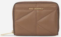 KARL LAGERFELD bőr pénztárca barna, női, A1W32064 - barna Univerzális méret