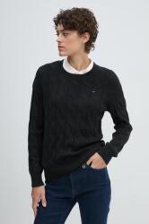 Tommy Hilfiger pulóver könnyű, női, fekete, WW0WW43586 - fekete L