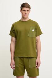The North Face t-shirt Terry Relaxed - zöld XXL