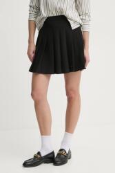 Tommy Hilfiger szoknya fekete, mini, harang alakú, WW0WW43880 - fekete 42