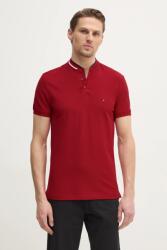 Tommy Hilfiger poló piros, férfi, sima - piros L