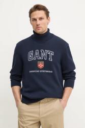 Gant pulóver sötétkék, garbónyakú, 8030224 - sötétkék L