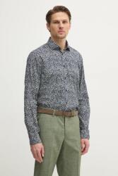Tommy Hilfiger pamut ing férfi, olasz galléros, sötétkék, slim, MW0MW38999 - sötétkék 41