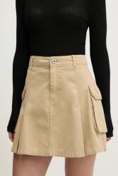 HUGO Blue pamut szoknya - zöld 40 - answear - 34 990 Ft