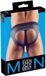 Svenjoyment - nyitott jock alsó (fekete-kék) (21202164701)