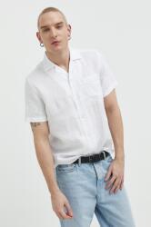 HUGO BOSS len ing fehér, regular - fehér M