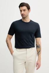 BOSS t-shirt - sötétkék M - answear - 35 990 Ft