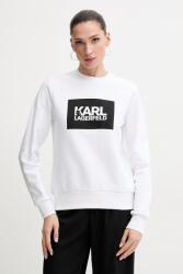 KARL LAGERFELD pamut melegítőfelső - fehér S - answear - 41 990 Ft