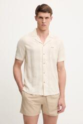 GUESS lenvászon ing bézs, regular, F5GH03 WH431 - bézs XL