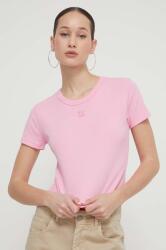 HUGO t-shirt női, rózsaszín, 50512000 - rózsaszín L
