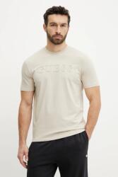 Guess t-shirt ALPHY bézs, férfi, nyomott mintás, Z2YI11 J1314 - bézs L