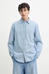 HUGO BOSS pamut ing férfi, galléros, regular, 50539312 - kék M