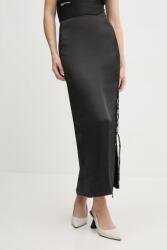 Karl Lagerfeld Jeans szoknya fekete, maxi, ceruza fazonú, A1W12010 - fekete M