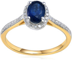 Heratis Forever Gyémánt kétszínű gyűrű zafírral 0, 140 ct IZBR578Z