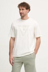 Guess t-shirt AZHA bézs, férfi, nyomott mintás, Z4BI02 I3Z14 - bézs L